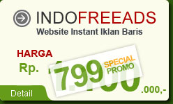 IndoFreeAds - Website Instant Iklan Baris