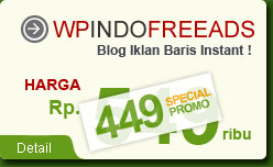 WpIndoFreeAds, Web Instant Iklan Baris Gratis Berbasis Wordpress