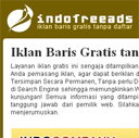 Template IndoFreeAds - Website Instant Iklan Baris D3