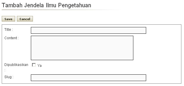 kelola jendela ilmu pengetahuan